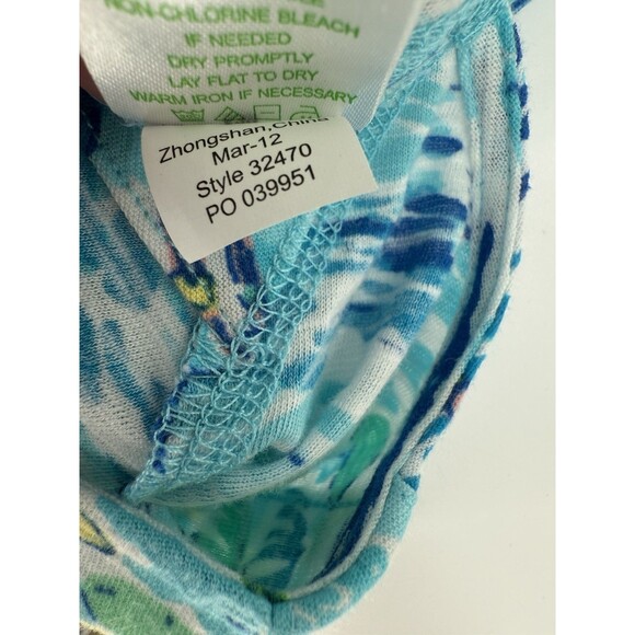 Lilly Pulitzer High Tide Toile Beach Resort Dress Size XSMALL Easy Wear EUC - Picture 12 of 12